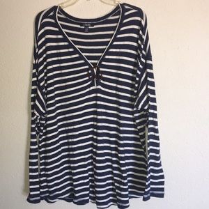 Chaps by Ralph Lauren size 2X lace up front shirt